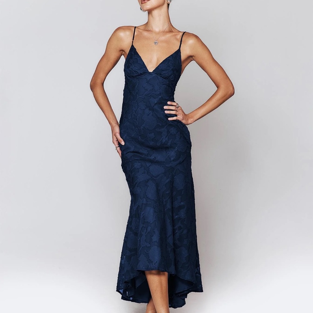 Princess Polly Deep Blue Maxi Dress